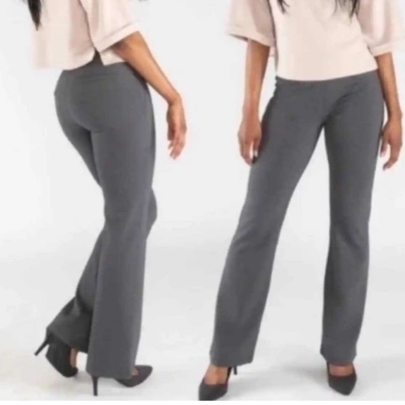 BetaBrand Woman’s Classic Dress pants Yoga Straight charcoal Gray size medium P - Picture 11 of 11